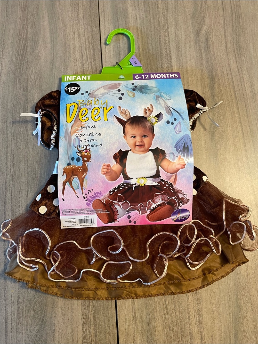 NWT Way to Celebrate Baby Deer Infant Costume 6-12 months